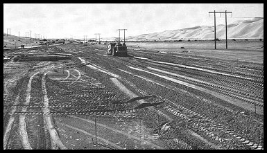 Grading for the freeway.